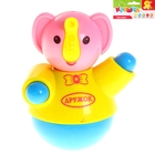 Неваляшка "Слоник" звуковая, цвета МИКС - Фото 4