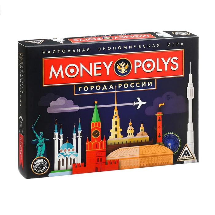 Настольная экономическая игра «MONEY POLYS. Города России», 240 банкнот, 5+ - фото 1907176375