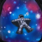 Сумка-рюкзак «Космонавт», 15х10х26 см, отд на молнии, н/карман, регул ремень, чёрный - Фото 5