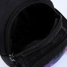 Сумка-рюкзак «Космонавт», 15х10х26 см, отд на молнии, н/карман, регул ремень, чёрный - Фото 7