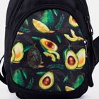 Сумка-рюкзак «Авокадо», 15х10х26 см, отд на молнии, н/карман, регул ремень, чёрный - фото 6367300