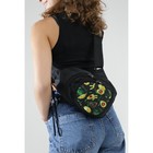 Сумка-рюкзак «Авокадо», 15х10х26 см, отд на молнии, н/карман, регул ремень, чёрный - фото 6367305