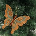 украшение новогоднее бабочка бронза 18 см - Фото 2