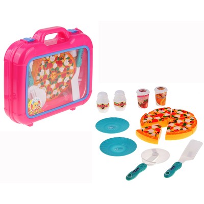 Набор посуды "Пицца", в чемоданчике 9 предметов
