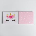 Коробка подарочная складная, упаковка, «Единорог», 10×12×12 см - фото 57941538