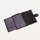 Портмоне мужское на кнопке, отдел для автодокументов, коричневое - Фото 5