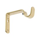 Кронштейн для карниза D20 однорядный 8 см, цвет золото - фото 27410313