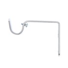 Кронштейн для карниза d=20 однорядный 8 см, цвет хром - фото 22456643