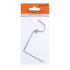 Кронштейн для карниза d=20 однорядный 8 см, цвет хром - фото 22456645