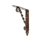 Кронштейн фигурный 150×125 мод.2, коричневый металлик - Фото 1