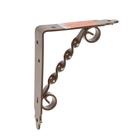 Кронштейн фигурный 150×125 мод.2, коричневый металлик - Фото 2
