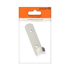 Крючок - вешалка  1 - рожковый, цвет хром - фото 24661674