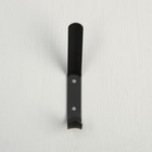 Крючок - вешалка  2 - х рожковый, черный - фото 24311962