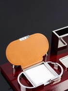 Набор настольный, органайзер 4 в 1, с визитницей, красное дерево - Фото 4