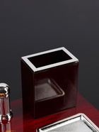 Набор настольный, органайзер 4 в 1, с визитницей, красное дерево - Фото 5