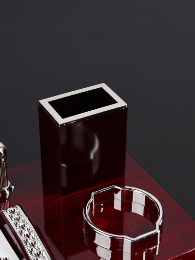 Набор настольный 4в1 с визитницей, микс