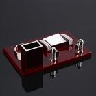 Набор настольный 4 в 1 с визитницей, МИКС - Фото 3