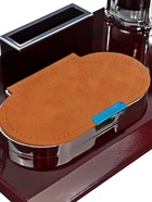 Набор настольный 5 в 1 с визитницей, красное дерево - Фото 12