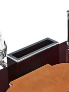 Набор настольный 5 в 1 с визитницей, красное дерево - Фото 14