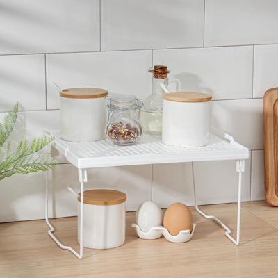 Подставка на металлических ножках «Лофт», 29.5×26×17.2 см, белая