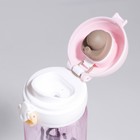 Бутылка для воды пластиковая Fitness girl, 500 мл - Фото 4