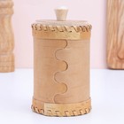 Туес «Соль»,, банка для хранения, 8.5×8.5×12 см, береста, МИКС - Фото 2