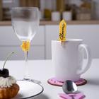 Набор декоративных прищепок Bloom, 4 шт., фетр/дерево - Фото 3