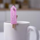 Набор декоративных прищепок Bloom, 4 шт., фетр/дерево - Фото 2