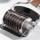 Нож для нарезания домашней лапши KONFINETTA «Профи», 5 мм, 17.5×7.5×3 см, серебристый - Фото 3