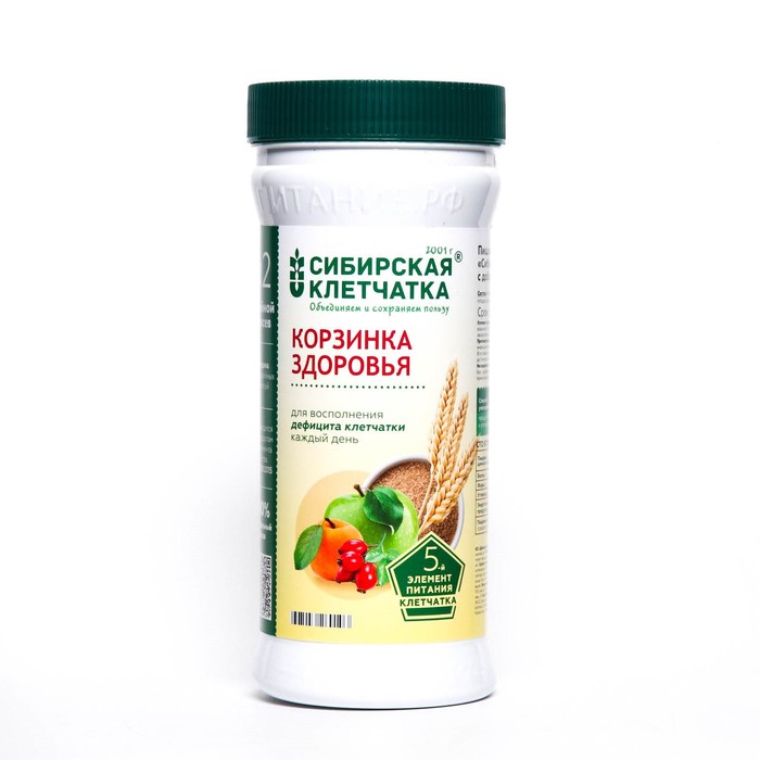 Сибирская клетчатка «Корзинка здоровья», 280 г - Фото 1
