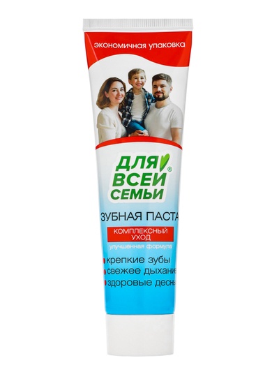 Зубная паста «Для всей семьи», комплексный уход, 100 г
