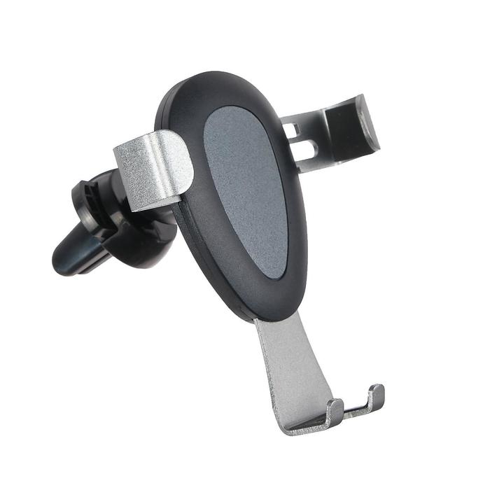Держатель для телефона Cartage, самозажимной 6-9 см, чёрно-серый - Фото 1