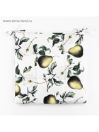 Подушка на стул «Этель. Груши», 42×42 см, белая - Фото 7