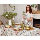 Скатерть «Этель. Пионы», 149×110 см, 100% хлопок, саржа 190 г/м² - Фото 7