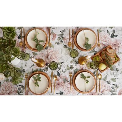 Скатерть "Этель" Пионы 149х220см, 100% хлопок, саржа 190 г/м2