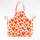 Фартук кухонный «Этель. 14 февраля» Red hearts 60×65 см, 100% хлопок, саржа 190 г/м² - Фото 4