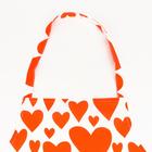 Фартук "Этель" Red hearts 60х65см, 100% хлопок, саржа 190 г/м2 - Фото 5