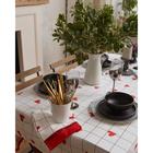 Скатерть «Этель» Love is 149×180 см, 100% хлопок, саржа 190 г/м² - Фото 4