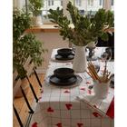 Скатерть «Этель» Love is 149×220 см, 100% хлопок, саржа 190 г/м² - Фото 6