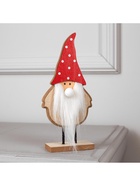 Светодиодная фигура «Дед Мороз» 7×22×5 см, дерево, от батареек LR1130×3, свечение тёплое белое - Фото 5