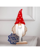 Светодиодная фигура «Дед Мороз» 7×22×5 см, дерево, от батареек LR1130×3, свечение тёплое белое - Фото 7