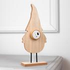 Светодиодная фигура «Дед Мороз» 9 × 25 × 6 см, дерево, батарейки CR2032 (в комплекте), свечение тёплое белое - Фото 3