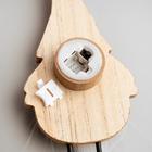 Светодиодная фигура «Дед Мороз» 9 × 25 × 6 см, дерево, батарейки CR2032 (в комплекте), свечение тёплое белое - Фото 5