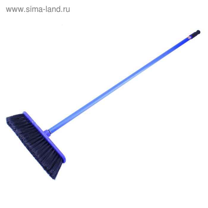 Комплект для уборки "Арианна", 2 предмета: щетка, черенок, цвет синий - Фото 1