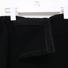 Полотенце банное Экономь и Я "Килт с карманом" 50х150 см, цвет чёрный, 100% хлопок, 320 г/м2 - Фото 3