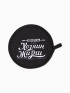 Кухонный набор 3 пр. «Доляна. 100% Мужик»: фартук 70×60 см, прихватка 20×20 см, полотенце 35×60 см - Фото 5