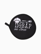Кухонный набор 3 пр. «Доляна. 100% Мужик»: фартук 70×60 см, прихватка 20×20 см, полотенце 35×60 см - Фото 6