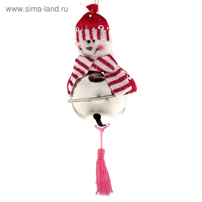 мягкая на шарике с подвеской 12,7 см снеговик - Фото 1