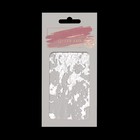 Паутинка с поталью для декора ногтей, цвет серебристый - Фото 2