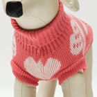 Свитер для животных, размер 14, ДС 40-55, ОШ 20-35, ОГ 36-51 см, расцветка МИКС - Фото 6